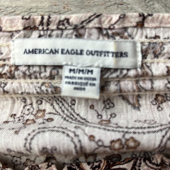 𝅺American Eagle‎ Boho Peasant Top - Picture 3 of 5